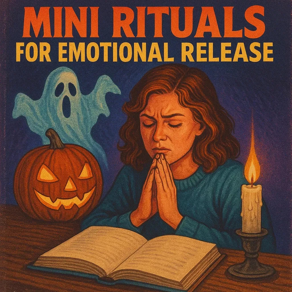 Mini Rituals for Emotional Release (Post-Halloween Reset) | Digital Checklist for Stress Relief, Seasonal Self-Care & Mindful Detox