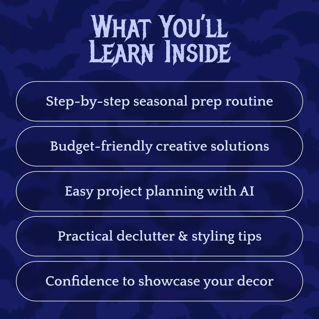 The DIY Decor Prep Routine for Every Season | Digital eBook | Seasonal Home Styling Guide | DIY Decor Prep Routine for Beginners & Enthusiasts