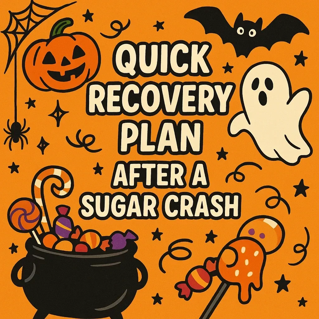 Quick Recovery Plan After a Sugar Crash | Post-Sugar Crash Quick Recovery Plan eBook | Digital Download Wellness Guide