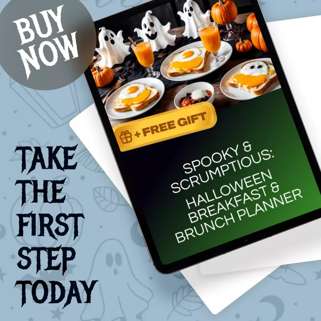 Spooky & Scrumptious: Halloween Breakfast & Brunch Planner | Digital eBook Guide for Creative Recipes, Festive Table Ideas & AI-Powered Brunch Planning