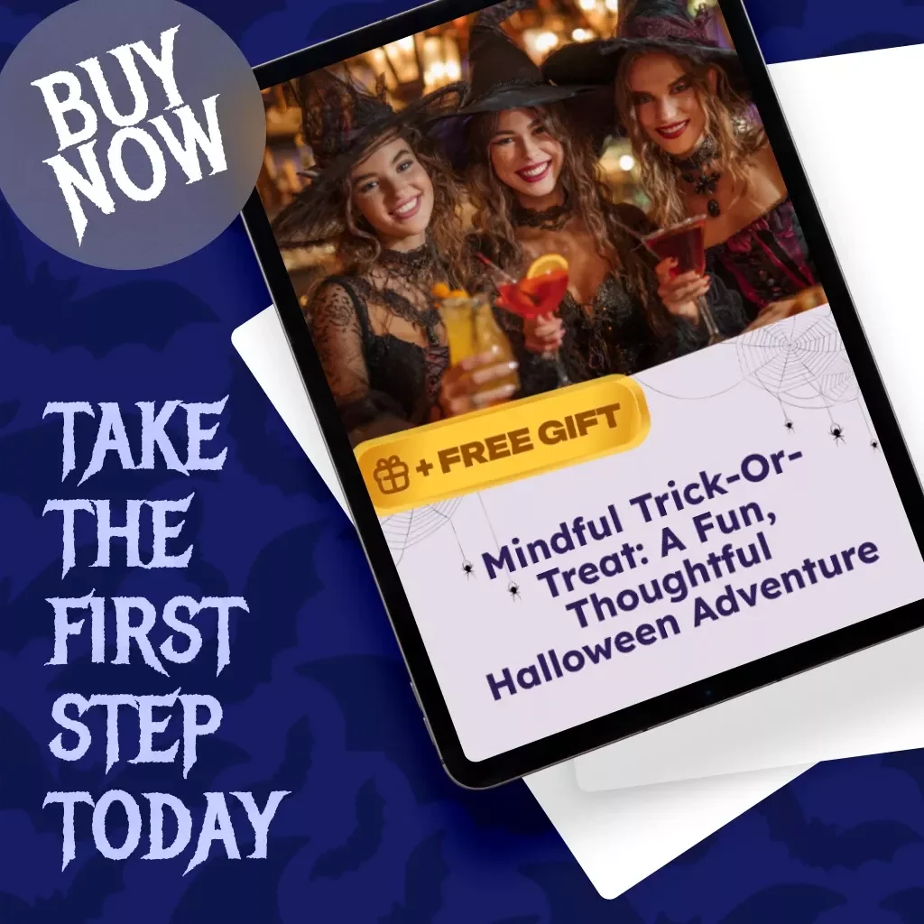 Mindful Trick-or-Treat: A Fun, Thoughtful Halloween Adventure | Digital Download Guide | Mindful Trick-Or-Treat Walk Guide, eBook, Checklist