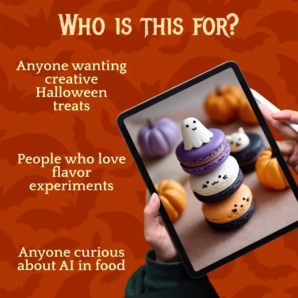 Using AI to Create Spooky and Sweet Halloween Treats | Digital eBook Guide with AI Flavor Pairing Tool for Halloween Treats, Prompts & Recipes