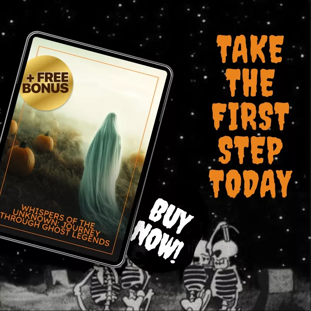 Whispers of the Unknown: Journey Through Ghost Legends | Haunted Folklore eBook | Ghost Legends Exploration Map Digital Guide | Paranormal Checklist & Haunted Locations Research Tool