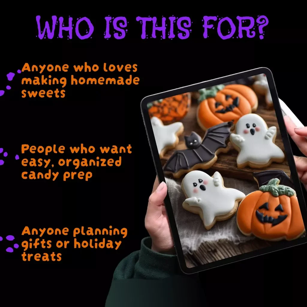 Make-Ahead Candy Prep Checklist 🍬 | Printable Digital Download | Make-Ahead Candy Prep Tracker for Easy Homemade Treats, Holiday Sweets & Gift Giving