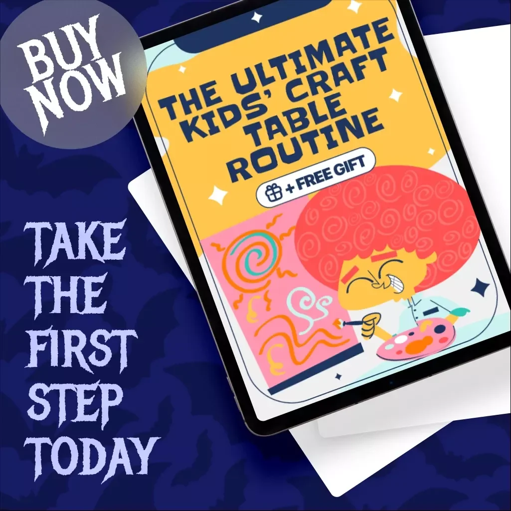 The Ultimate Kids’ Craft Table Routine | eBook for Parents, Teachers & Crafting Families | Digital Download Guide for Creative Kids