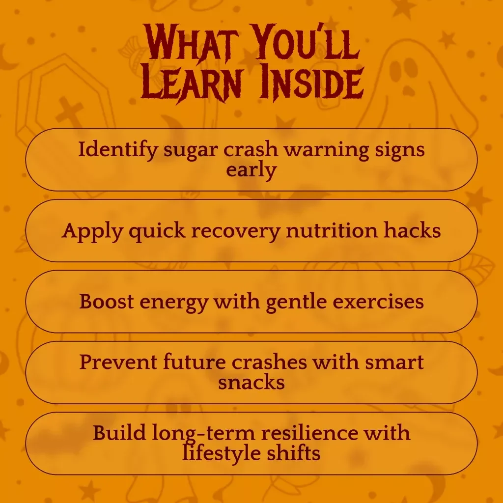 Quick Recovery Plan After a Sugar Crash | Post-Sugar Crash Quick Recovery Plan eBook | Digital Download Wellness Guide