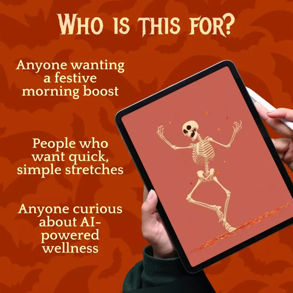 Halloween Morning Stretch Routine | Digital Guide for Energy, Flexibility & Spooky-Season Wellness