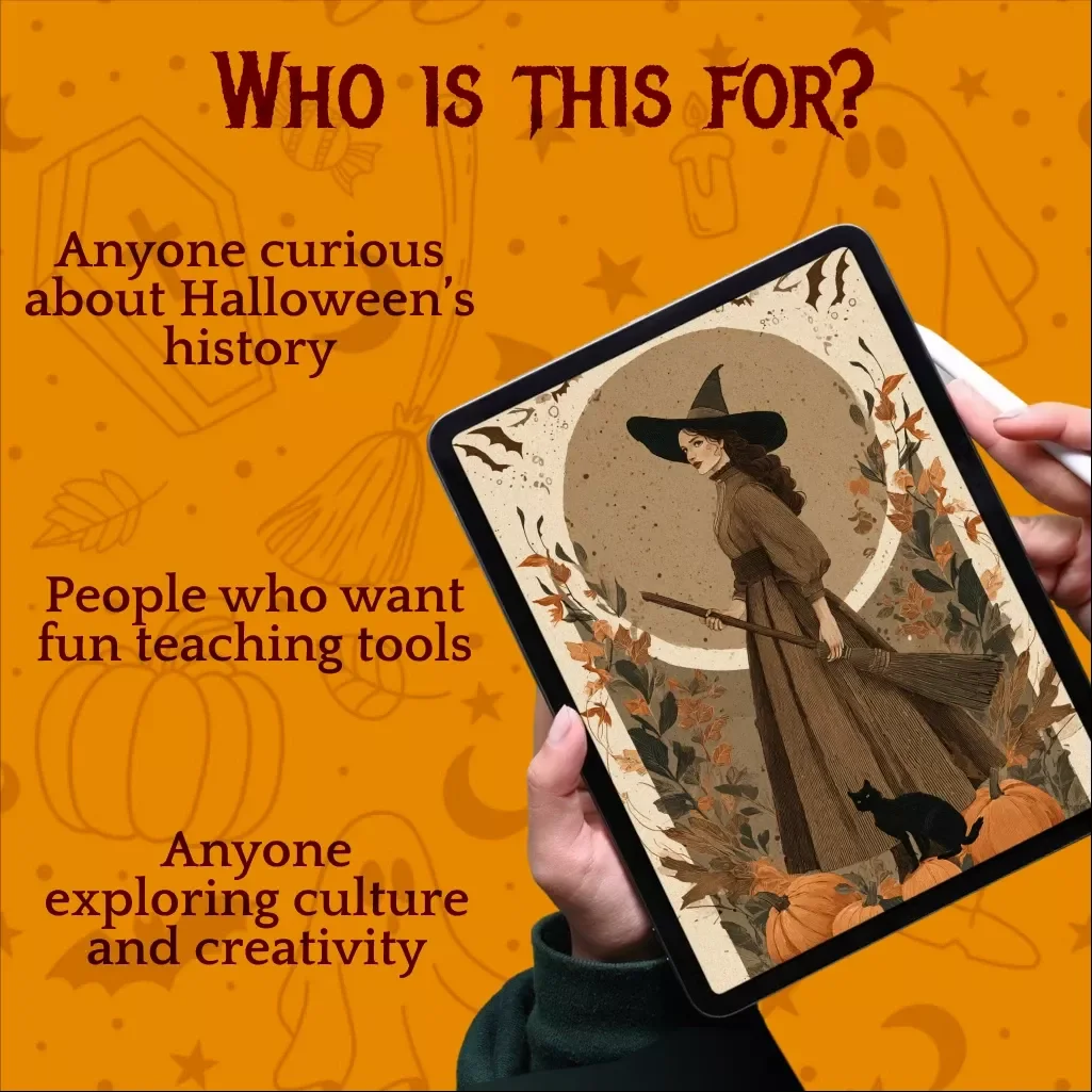 Haunting Through History: Halloween Flash Map Guide | Digital Download eBook on Halloween History, Traditions, and Flash Mapping