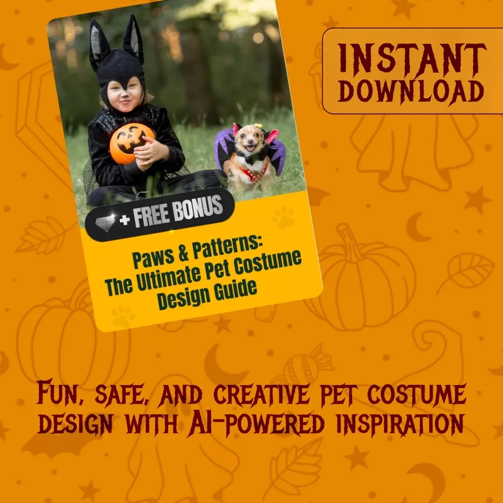 Paws & Patterns: The Ultimate Pet Costume Design Guide | Digital Download eBook, DIY Pet Outfit Ideas, Creative Pet Wardrobe Inspiration
