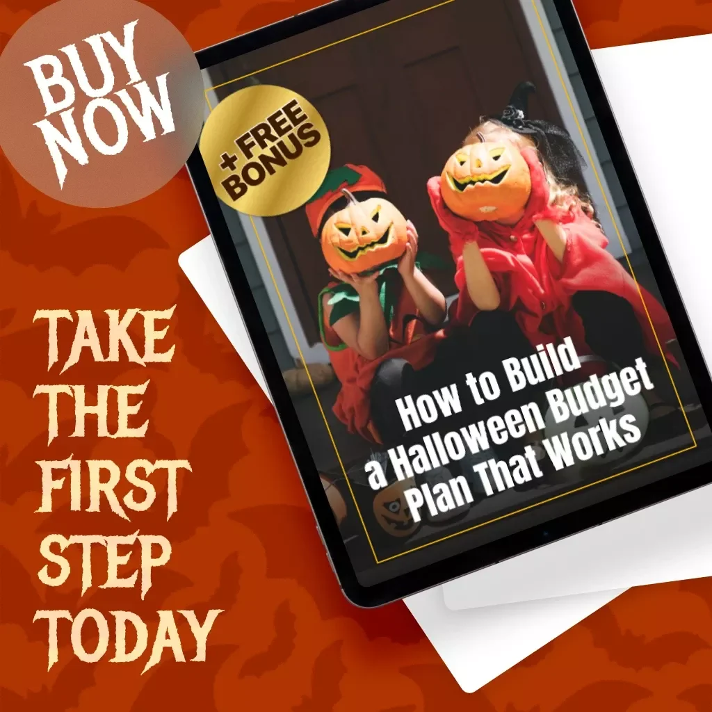 How to Build a Halloween Budget Plan That Works | Digital Download eBook Guide for Costumes, Candy, Decor, and Parties | Money-Saving Tips & AI-Powered Planning