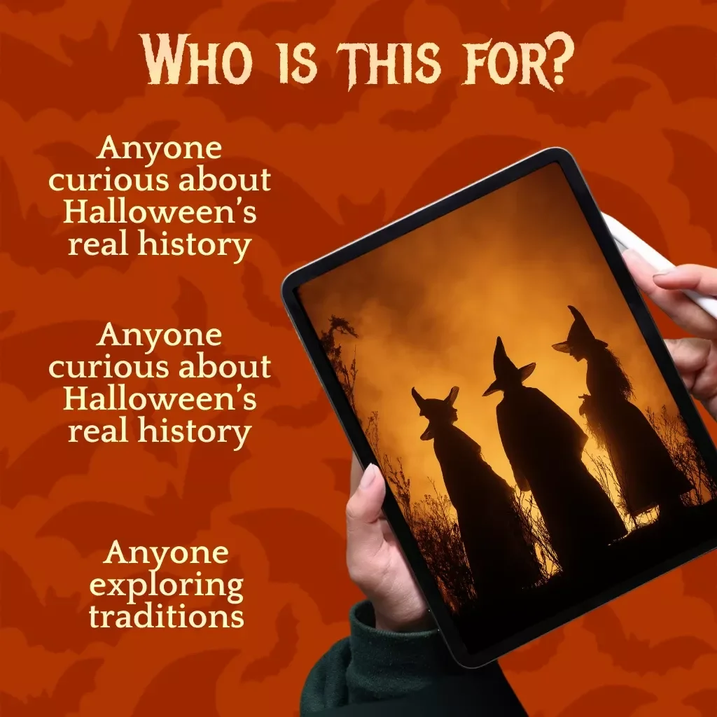 Shadows & Candles: The Truth Behind Halloween Myths | Halloween Mythology vs. Reality Fact Journal | Digital eBook & Guide