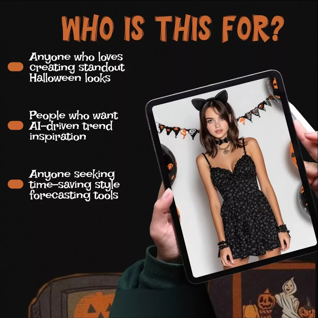AI Trend Tracker for Halloween Styles | Digital Guide, eBook & Checklist for Trend Forecasting, Style Inspiration & AI Tools