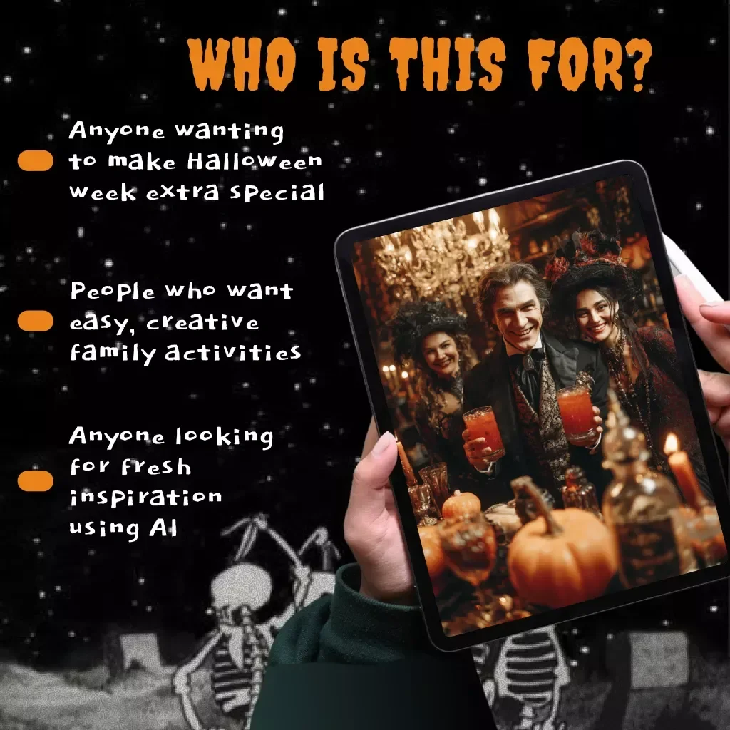 7-Day Halloween Challenge | Fun Family-Friendly eBook with AI Prompts, Daily Themes & Creative Halloween Ideas