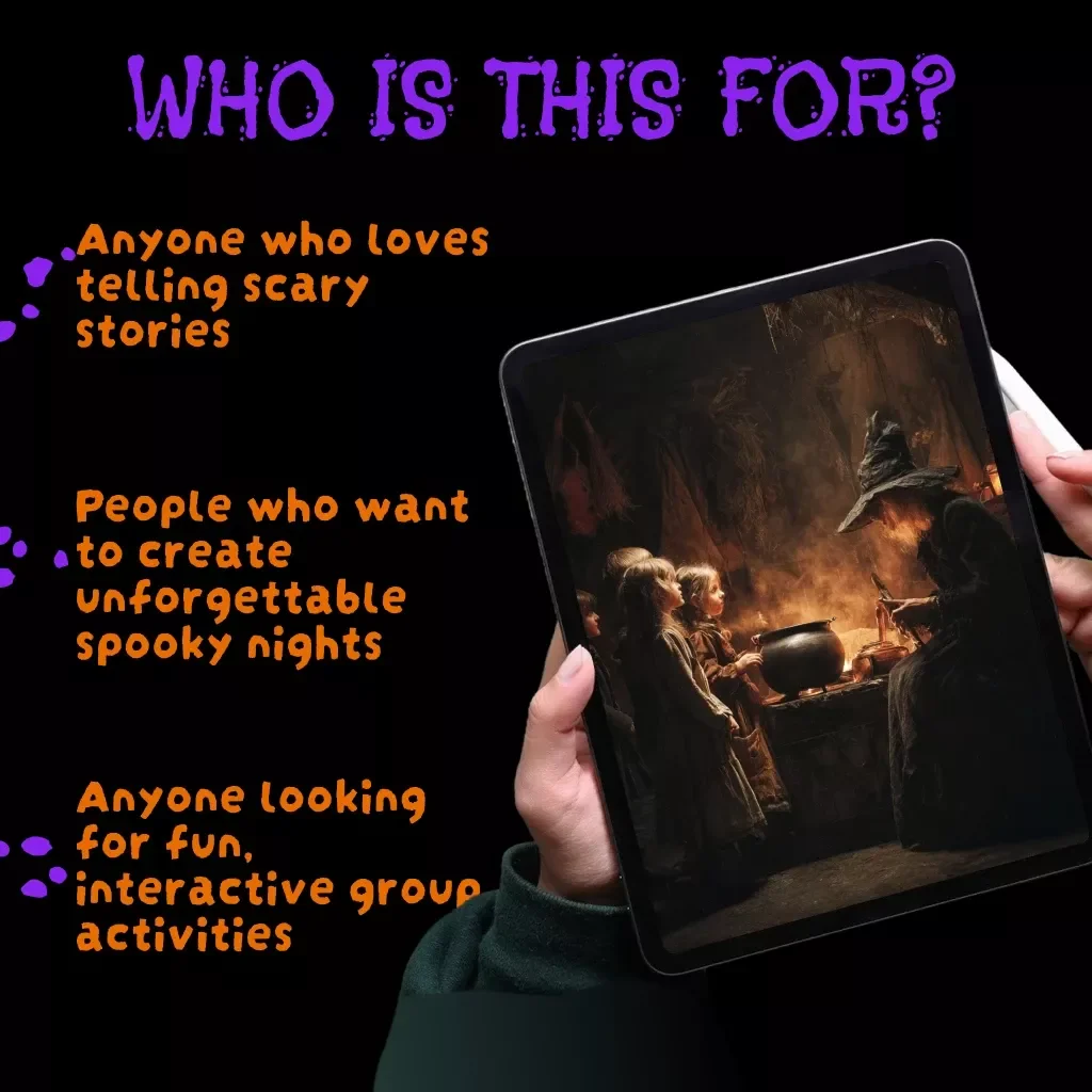 Spooky Storytelling Level-Set Routine | Halloween Digital Checklist | Haunted Storytelling Guide for Parties, Campfires & Events