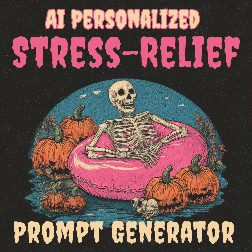 AI Personalized Stress-Relief Prompt Generator | Digital Download eBook Guide for Managing Stress, Daily Prompts & Relaxation Routines