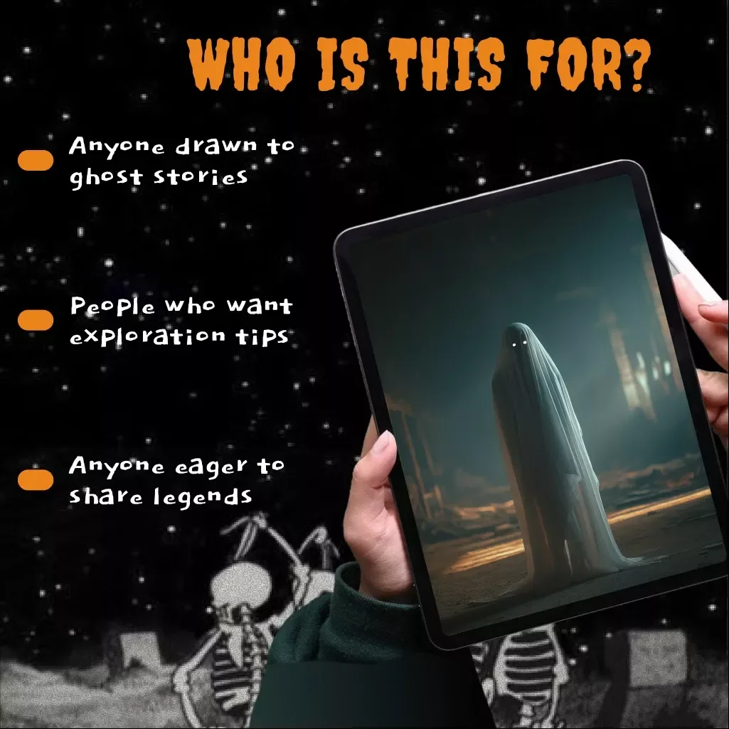 Whispers of the Unknown: Journey Through Ghost Legends | Haunted Folklore eBook | Ghost Legends Exploration Map Digital Guide | Paranormal Checklist & Haunted Locations Research Tool