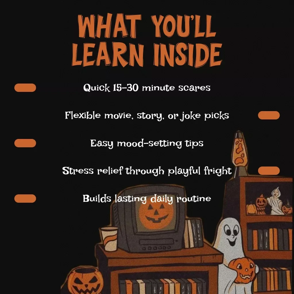 One-Scare-a-Day Micro Routine Checklist | Digital Download Horror & Fun Guide (Movie, Story, Joke)