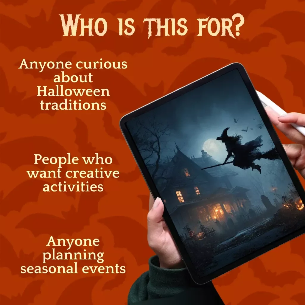 Shadows & Legends: The Halloween Mythology & Folklore Immersion Planner | Digital eBook Guide for Halloween Traditions, Myths, Creatures & Activities