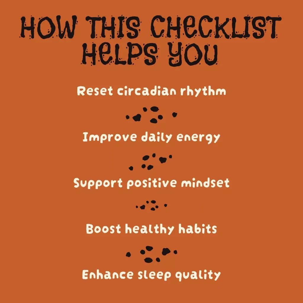 October Self-Care Reset: Checklist for Fighting Fall Fatigue | Digital Self-Care Checklist for October Fatigue | Printable Wellness Guide