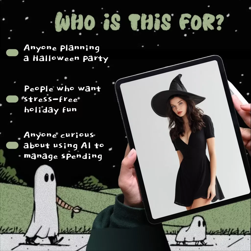 An AI-Assisted Halloween Budget & Spend Tracker Guide | Digital Download | Halloween Planning, AI-Assisted Budget vs Spend Halloween Tracker, eBook & Printable Guide