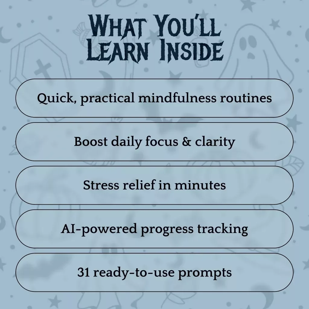 October Zen: Your Mini-Meditation Challenge | Mindfulness eBook & Digital Guide for Daily Practice, Stress Relief & Self-Care | Mini-Meditation Challenge for October