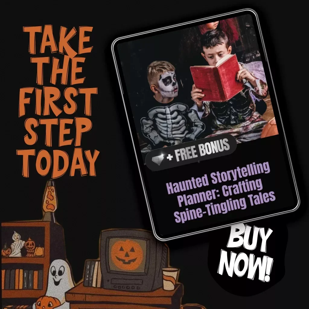 Haunted Storytelling Planner: Crafting Spine-Tingling Tales | Digital Download Guide for Writers, Authors & Creators