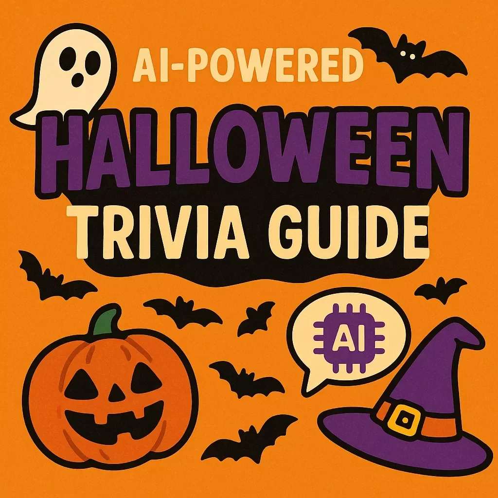 AI-Powered Halloween Trivia Guide | Digital Download eBook for Teachers, Party Hosts & Trivia Lovers | AI Trivia Generator: Halloween Facts Game Ideas