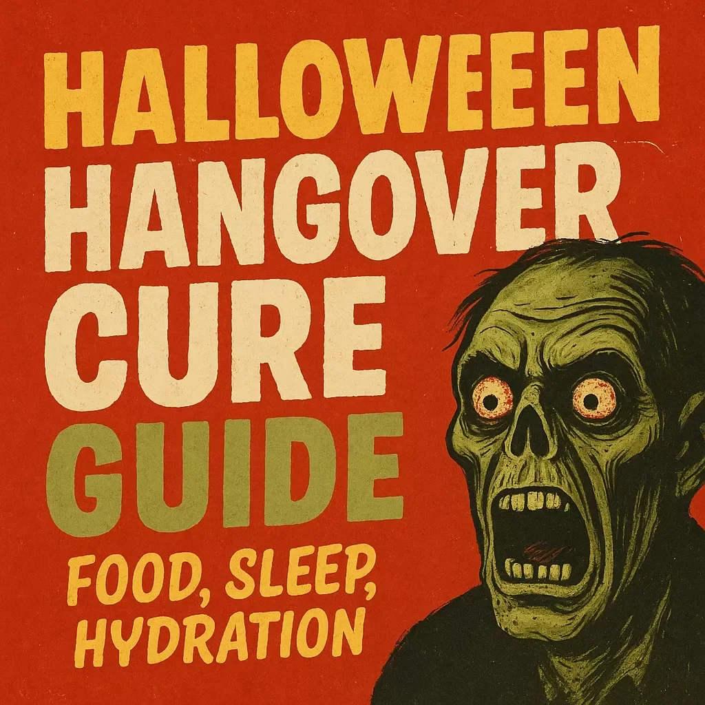 Halloween Hangover Cure Guide (Food, Sleep, Hydration) | Digital Download Recovery Plan, Post-Halloween Wellness eBook, Self-Care Checklist for Quick Energy Reset