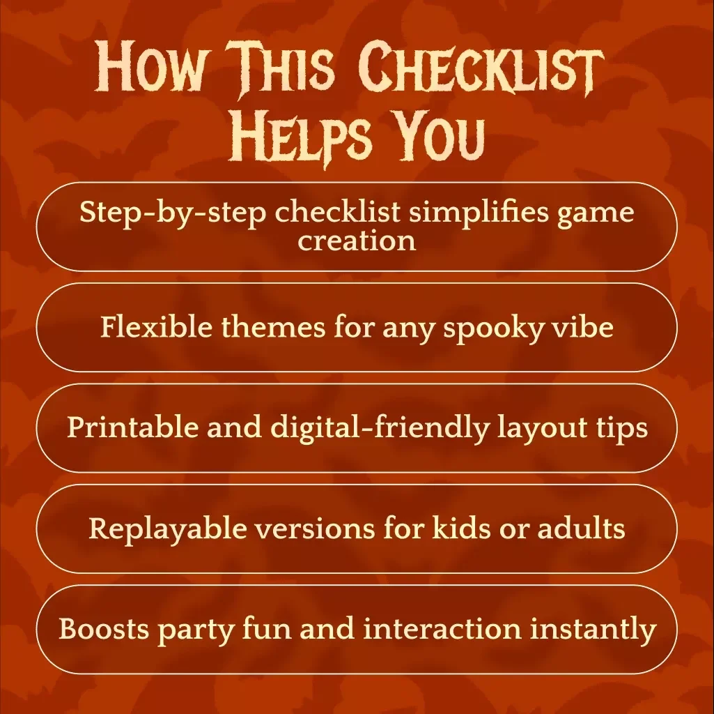 Your Checklist for Building a Halloween Choice Quest | How to Build Halloween This-or-That Game Sheet | Printable Party Game Guide & eBook Download