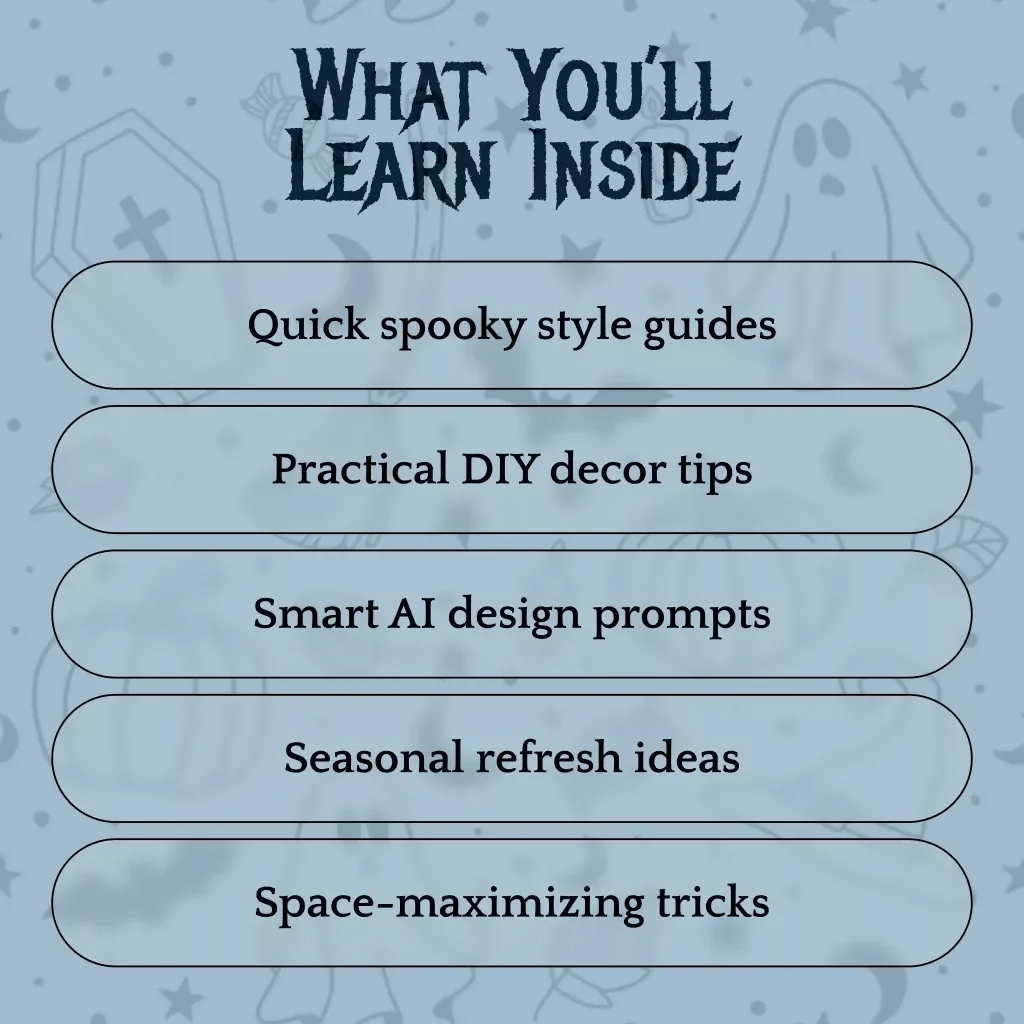 Spooktacular Spaces: Your Ultimate Guide to Haunted, Cute, and Gothic Decor | Digital Download Spooky Decor Theme Guide (Haunted, Cute, Gothic) eBook