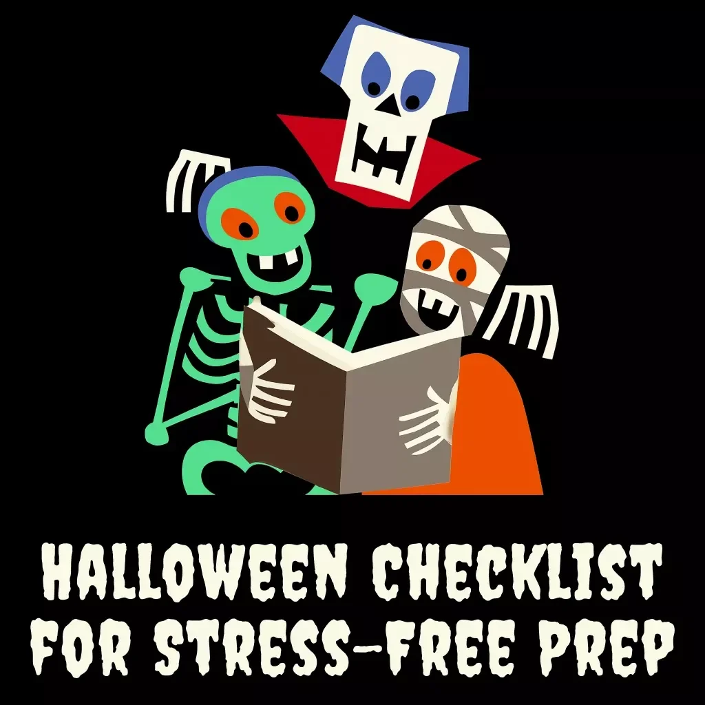 Halloween Checklist for Stress-Free Prep | Digital Download Guide | Easy Party Planning, Budgeting & Decorating Checklist for a Perfect Halloween