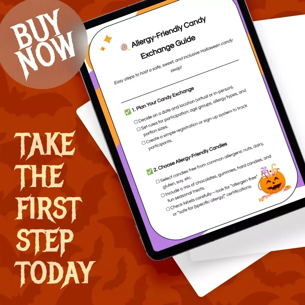 Allergy-Friendly Candy Exchange Guide | Printable Digital Download Checklist for Safe & Inclusive Candy Swaps | Nut-Free, Dairy-Free, Gluten-Free Candy Planning Resource