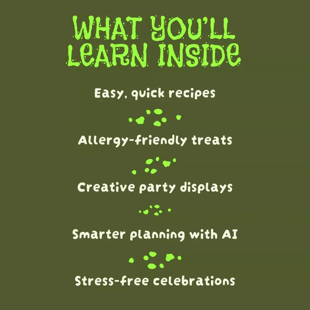 Spooky & Sweet: The Plant-Based Halloween Treat Planner | Digital Download eBook for Plant-Based Halloween Recipes, DIY Treat Ideas, and Allergen-Friendly Candy Guide