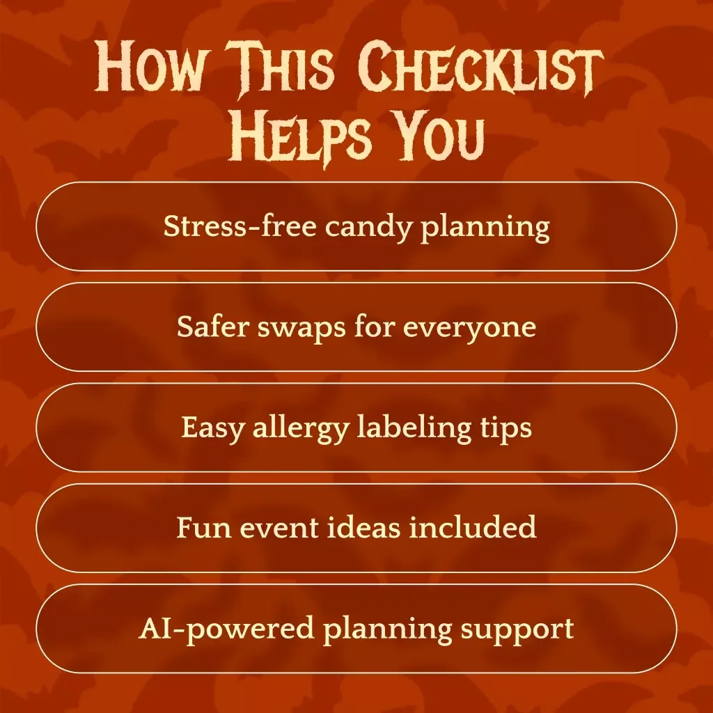 Allergy-Friendly Candy Exchange Guide | Printable Digital Download Checklist for Safe & Inclusive Candy Swaps | Nut-Free, Dairy-Free, Gluten-Free Candy Planning Resource