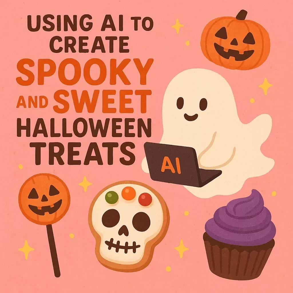 Using AI to Create Spooky and Sweet Halloween Treats | Digital eBook Guide with AI Flavor Pairing Tool for Halloween Treats, Prompts & Recipes