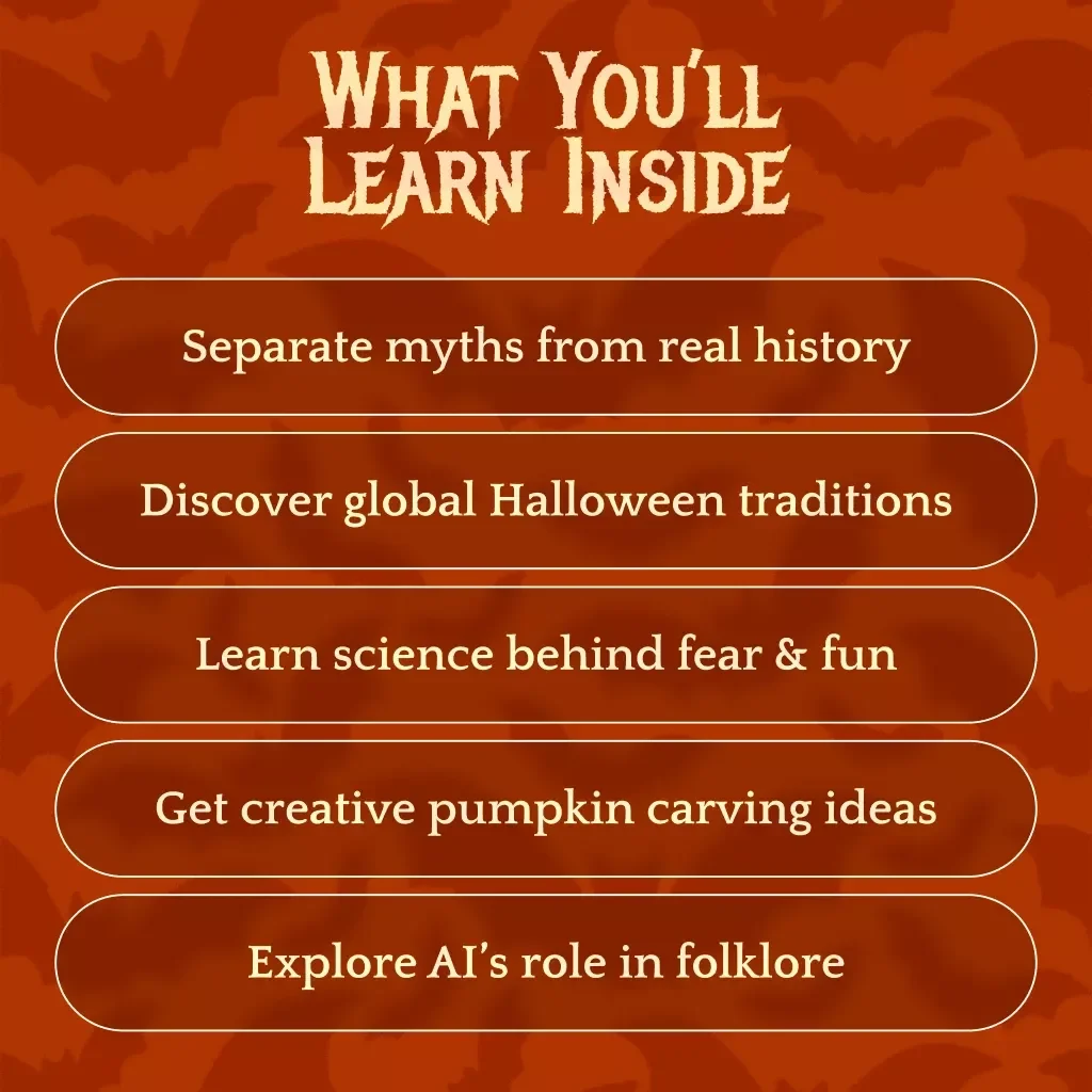 Shadows & Candles: The Truth Behind Halloween Myths | Halloween Mythology vs. Reality Fact Journal | Digital eBook & Guide