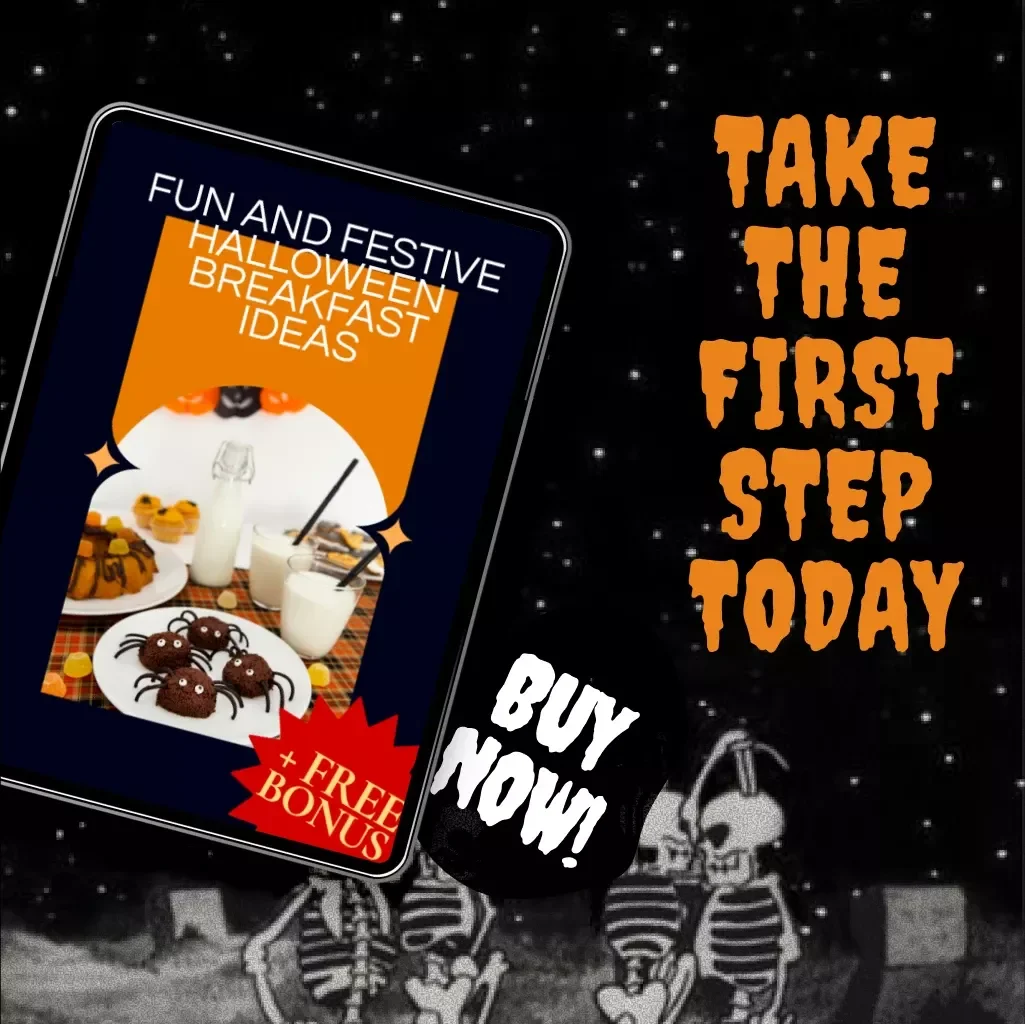 Fun and Festive Halloween Breakfast Ideas | Digital Download eBook | Halloween Morning Breakfast Ideas Recipes, Tips & Checklist