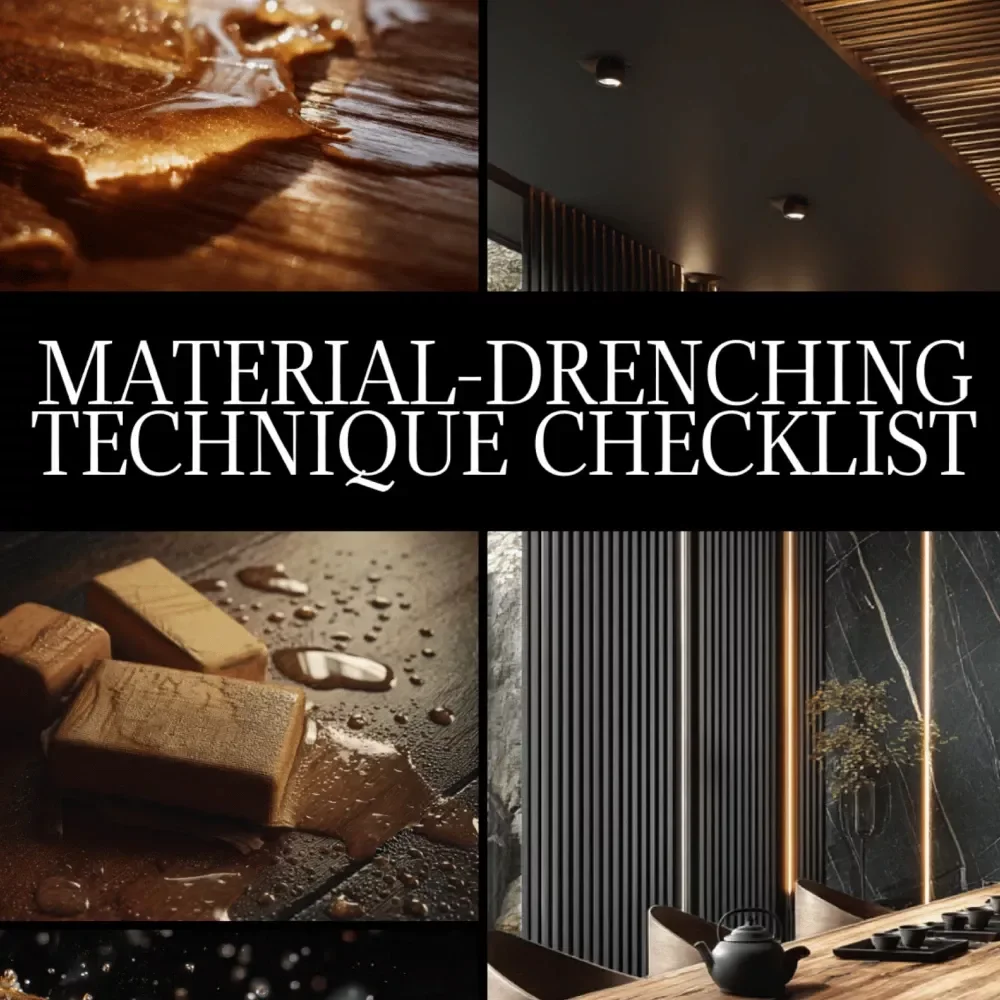 Material-Drenching Technique Checklist | Digital Download Guide for Fabric Crafts, DIY Projects, Mixed Media, and Creative Art Techniques