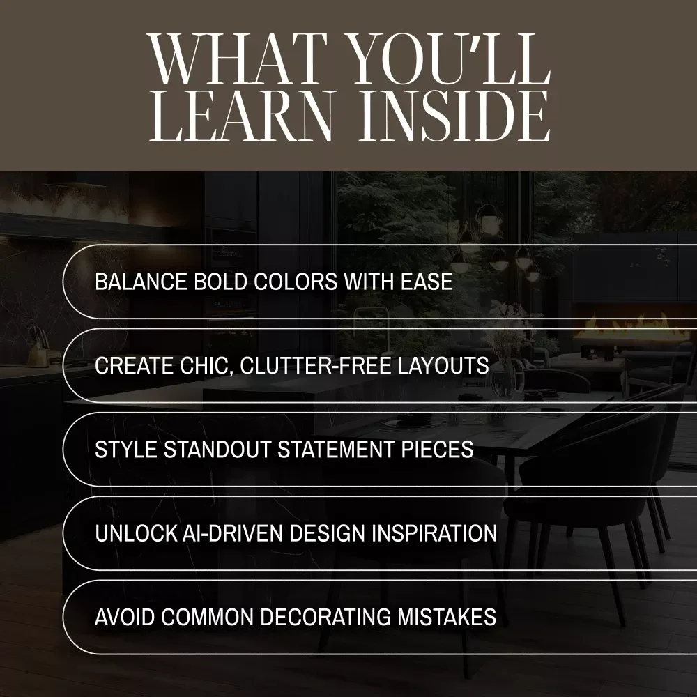 Maximalism Made Elegant | Digital Guide for Mix-and-Match Maximalism, Interior Design, Home Styling, AI Design Inspiration