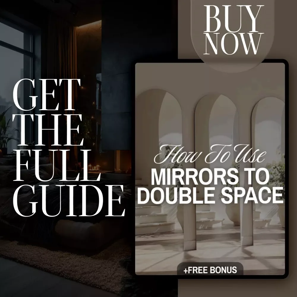 How to Use Mirrors to Double Space | Digital Guide for Small Room Interior Design, Home Decor, AI Space Planning & Mirror Styling Tips