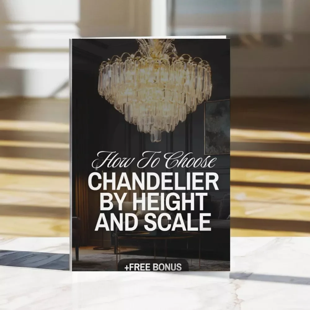 How to Choose Chandelier by Height and Scale Checklist | Chandelier Sizing Guide | Lighting Design Tips | Digital Download