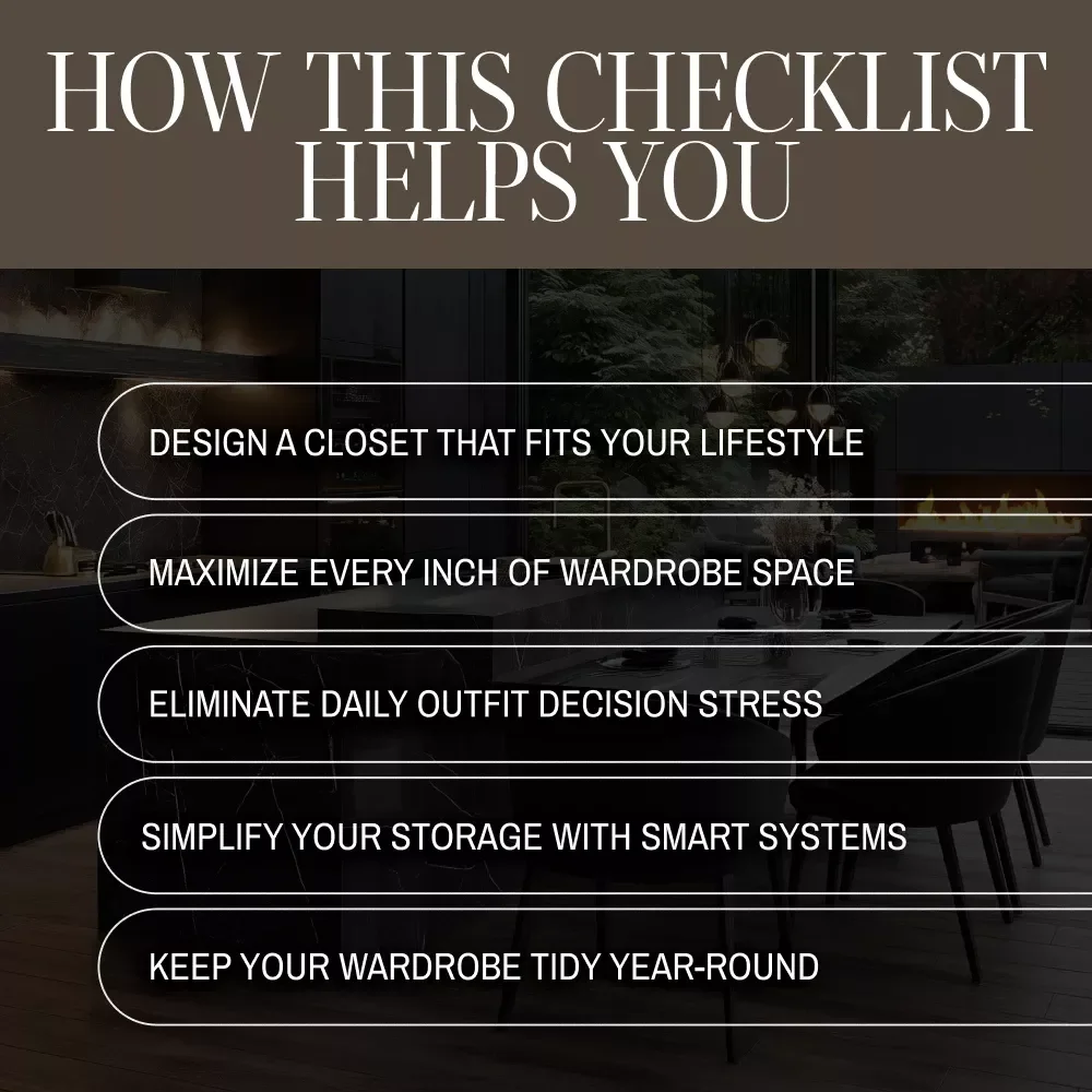 Designer Wardrobe Layout Planner – Printable Closet Organization Checklist | Digital Download | Wardrobe Organizer | Closet Layout Guide