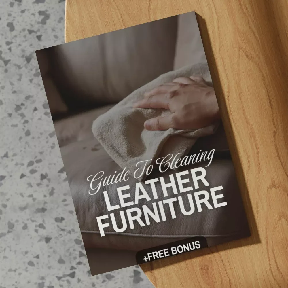 Guide to Cleaning Leather Furniture | Digital Download Leather Care eBook, Checklist & Step-by-Step Cleaning Techniques for Leather Sofas, Chairs & Couches
