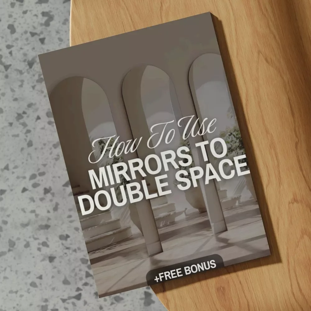 How to Use Mirrors to Double Space | Digital Guide for Small Room Interior Design, Home Decor, AI Space Planning & Mirror Styling Tips