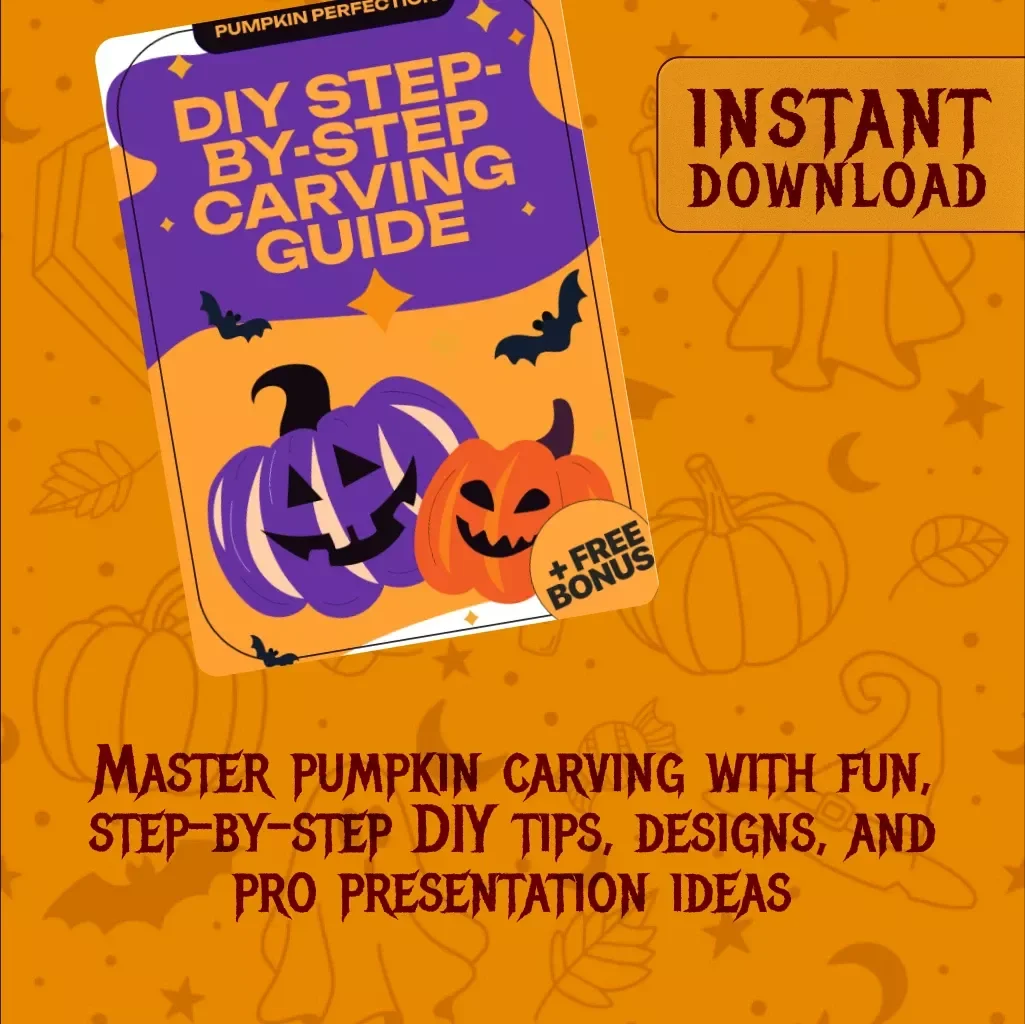 Pumpkin Perfection: DIY Step-By-Step Carving Guide | Digital Download eBook | DIY Pumpkin Carving Step-By-Step Plan for Beginners & Creative Enthusiasts