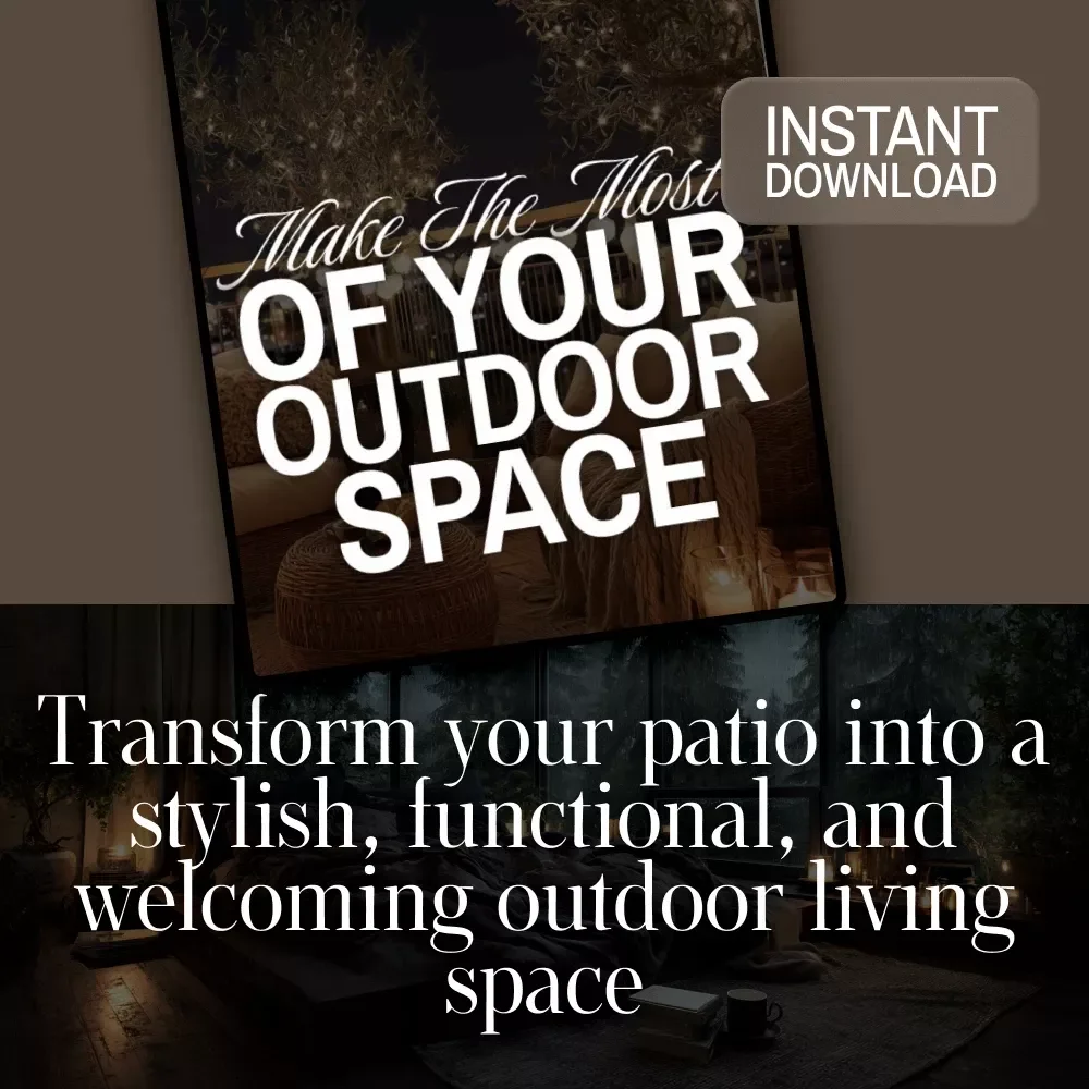Make the Most of Your Outdoor Space Checklist | Digital Download Patio Decor Guide for Outdoor Living, Entertaining & Backyard Design