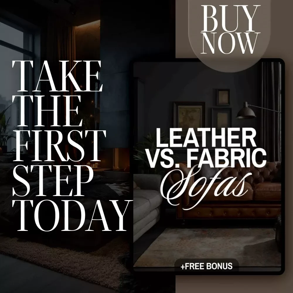 Leather vs. Fabric Sofas Checklist | Digital Download | Sofa Comparison Guide | Home Decor Decision Tool
