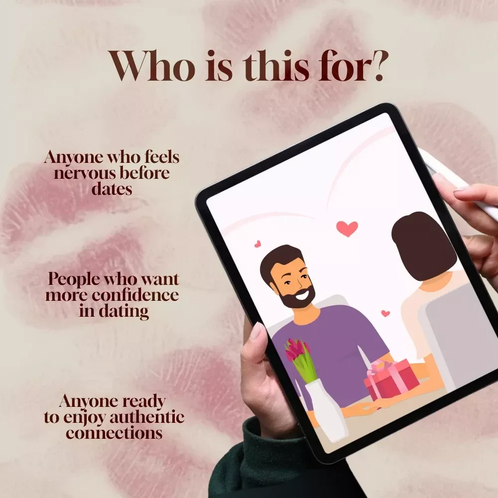 Self-Talk Prompts for Courageous Dating | Confidence Checklist for Singles | Positive Affirmations for Authentic Connections | Digital Download PDF