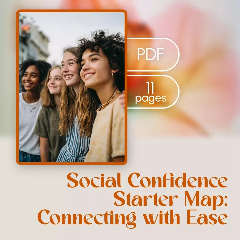 Social Confidence Starter Map: Connecting with Ease | Digital Guide for Building Social Confidence, Daily Micro-Habits, Conversation Prompts & Networking Skills
