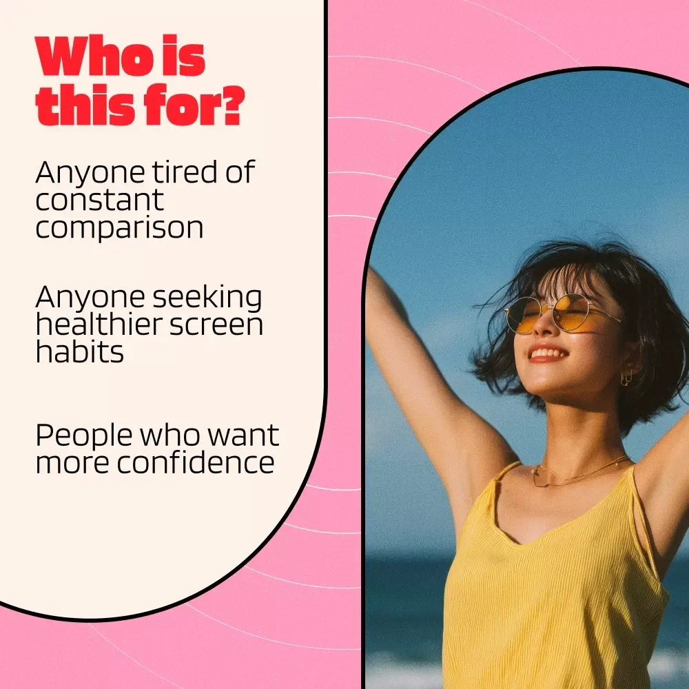 Mirror Break: Your Social Comparison Detox Plan | Self-Help eBook | Digital Download Guide to Stop Comparing & Boost Self-Confidence